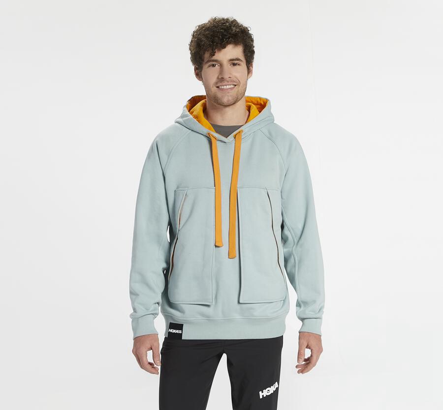 Hoka One One Womens Hoodie - Bondi - Blue - MIDS50987
